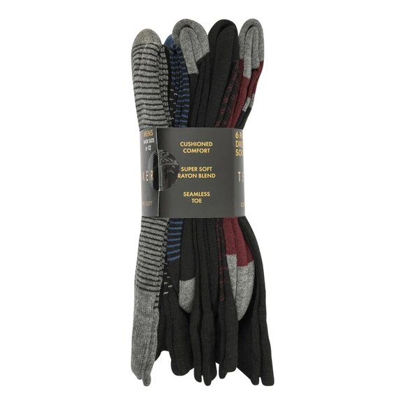 Ted Baker Men's Soft Cushion Comfort Dress Sock, 6-Pair (New) - Picture 7 of 7